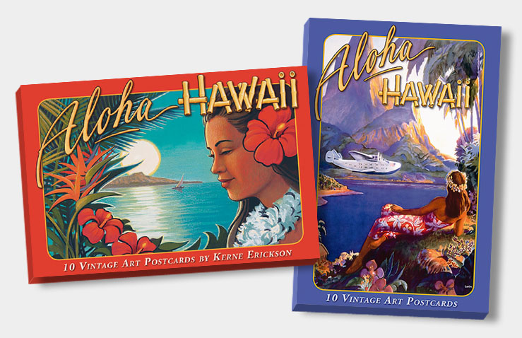 Hawaiian Vintgae Boxed Postcards