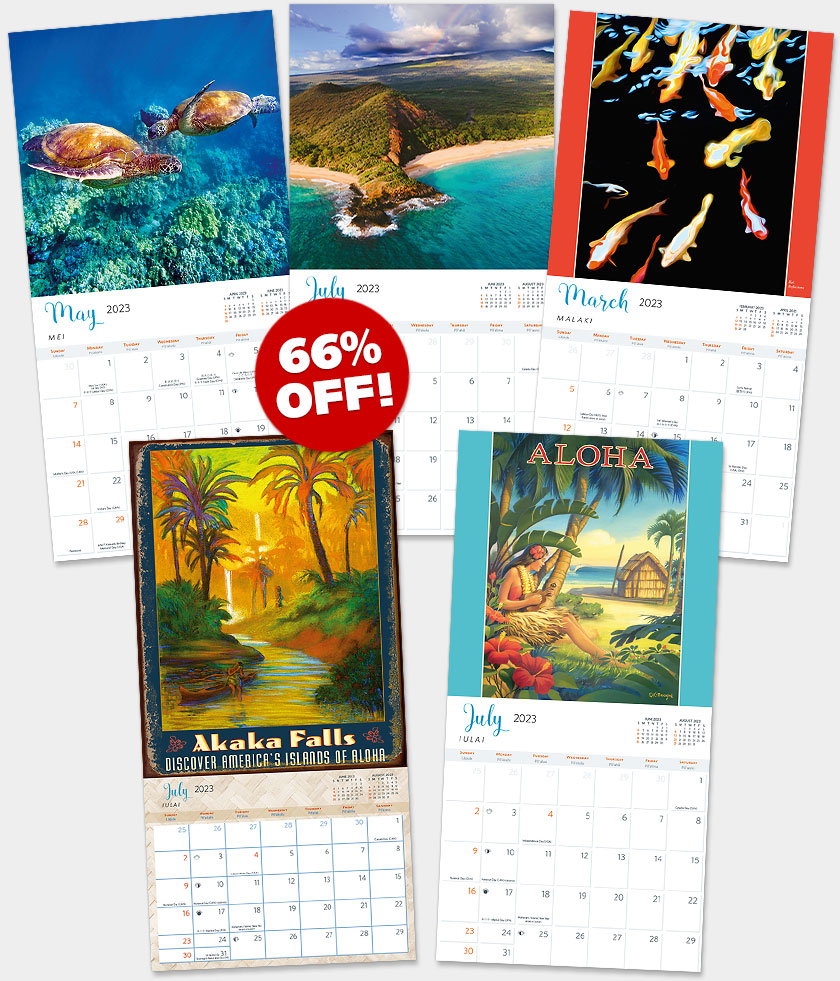 2023 Hawaiian Wall Calendars