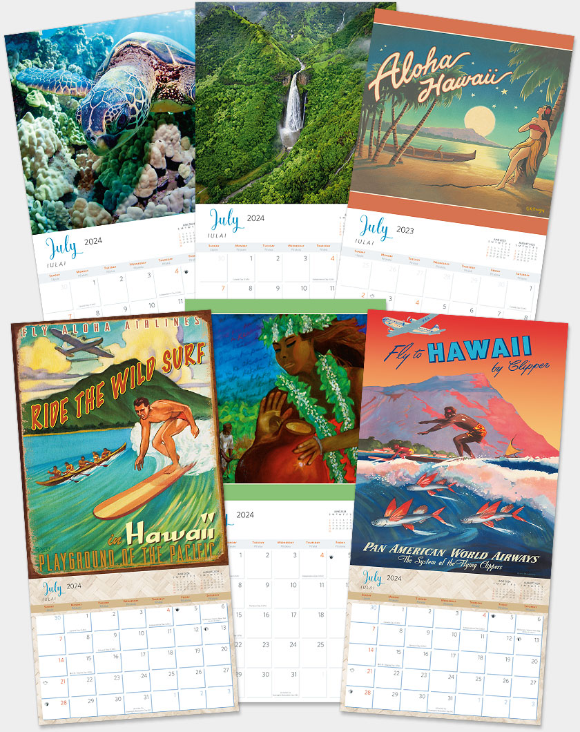 Hawaiian Calendars 2024 Deluxe Wall Hawaii Calendars Island Art Store