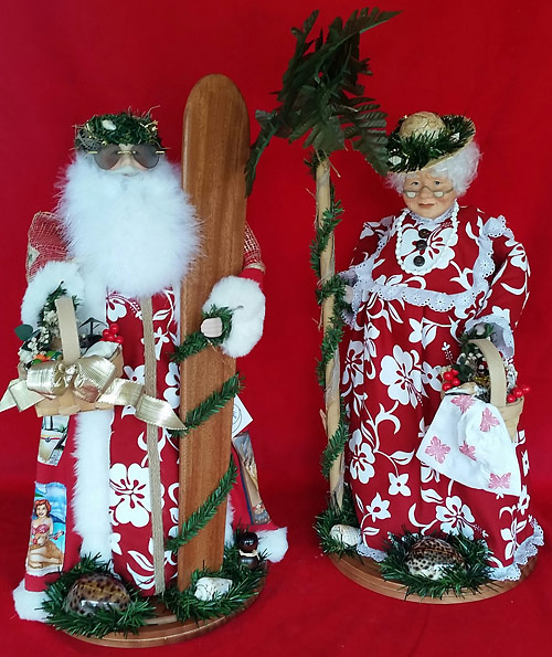 HAWAIIAN HOLIDAY CHRISTMAS ORNAMENTS