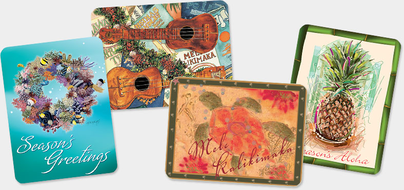 Holiday Christmas Mini Greeting Cards Sets