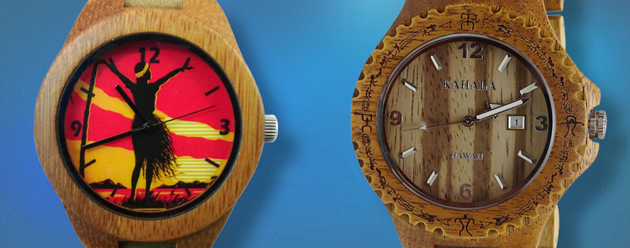 Hawaiian Jewelry - Kahala Wood Watches