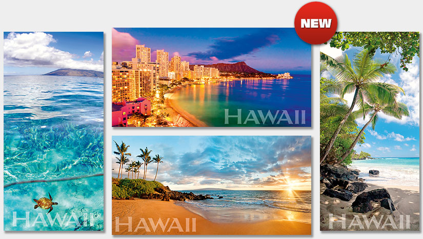 Hawaiian Panoramic Magnets