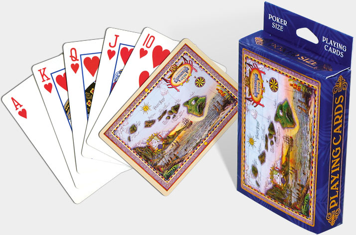 Hawaiian Playing Poker Cards