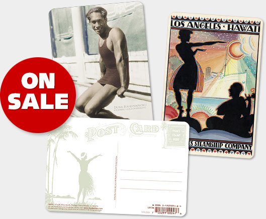 Hawaiian Vintage Postcards - ON SALE 50% OFF!