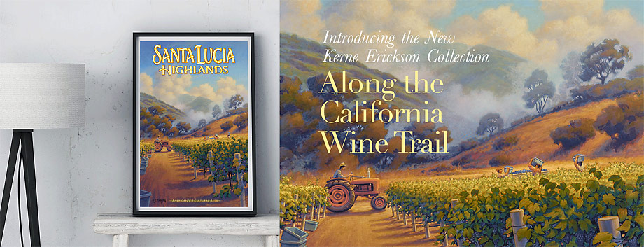 Along the California Wine Trail by Kerne Erickson