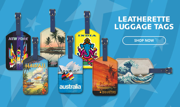 Leatherette Luggage Tags