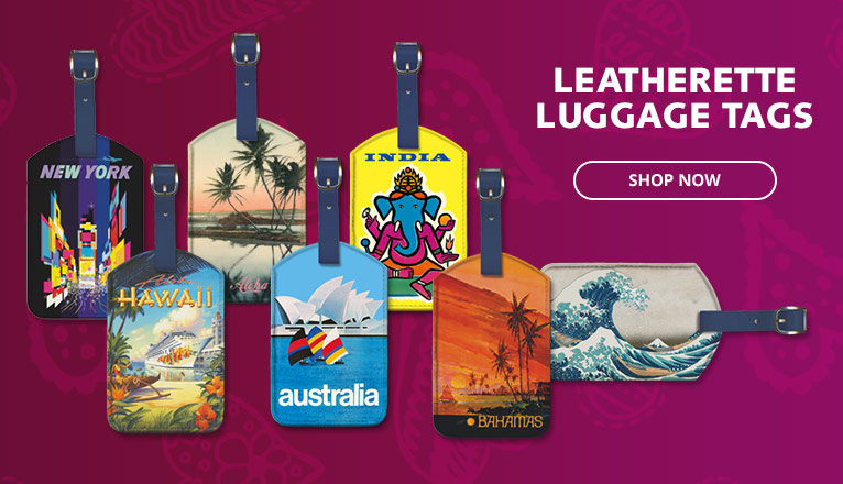 Leatherette Luggage Tags