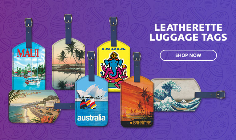 Leatherette Luggage Tags