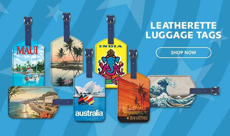 Leatherette Luggage Tags