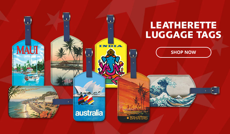 Leatherette Luggage Tags