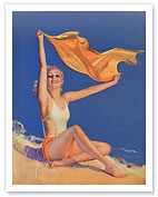 Sunshine Pin Up Girl - Fine Art Prints & Posters