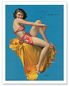 O Kay, Pin Up Girl - Fine Art Prints & Posters