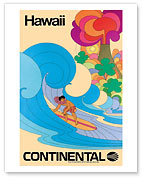 Continental Hawaii Surfer - Fine Art Prints & Posters