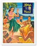 Libby's Dancing Hula Girl - Fine Art Prints & Posters