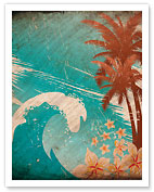 Hawaiian Wave - Giclée Art Prints & Posters