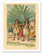 Hula Dancing Festival, Hawaii, 1903 - Fine Art Prints & Posters