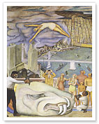 Pan American Unity Mural (Detail Panel 2 Top) - c. 1940 - Fine Art Prints & Posters