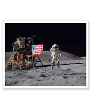 Apollo 16 Moon Walk - Astronaut John W. Young - c. 1972 - Fine Art Prints & Posters