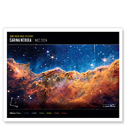 Carina Nebula From James Webb Telescope - 2022 - Fine Art Prints & Posters