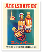 Adelshoffen Beer - Alsace region of France (Biére d’Alsace) - c. 1920 - Fine Art Prints & Posters