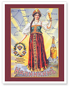 Kalinkin Russian Beer - Калинкинь - c. 1903 - Fine Art Prints & Posters
