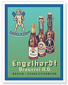 Engelhardt Brewery (Brauerei) German Beer - c. 1936 - Fine Art Prints & Posters