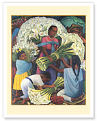 The Flower Vendor (Vendedora de Flores) - c. 1949 - Fine Art Prints & Posters