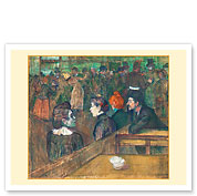 At the Moulin de la Galette Dance Hall - c. 1889 - Fine Art Prints & Posters