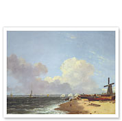 Yarmouth Beach Looking North, Morning - c. 1819 - Fine Art Prints & Posters