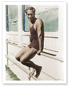 Gold Medalist Swimmer and Amabassador of Aloha - Duke Kahanamoku - Fine Art Prints & Posters