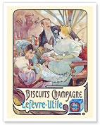 Lefèvre-Utile Biscuits Champagne - c. 1897 - Fine Art Prints & Posters