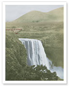 Wailua Falls - Kauai, Hawaii - c.1957 - Fine Art Prints & Posters