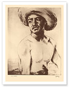 Kimo, Hawaii - Native Hawaiian Man - from Etchings and Drawings of Hawaiians - c. 1934 - Fine Art Prints & Posters