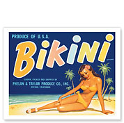Bikini Brand - Produce of U.S.A. - Fine Art Prints & Posters