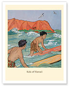 Kala of Hawaii - Book Illustration, from Children from Foreign Lands - c.1936 - Fine Art Prints & Posters