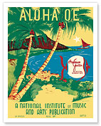 Aloha ‘Oe (Farewell to Thee) - Composed by Queen Lili'uokalani - c. 1939 - Fine Art Prints & Posters