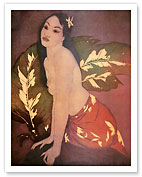 Marion - Topless Hawaiian Woman - Giclée Art Prints & Posters