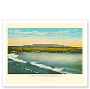 Hilo, Hawaii - Snow Capped Mauna Kea - Big Island - c. 1930 - Fine Art Prints & Posters