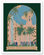 Honolulu, Hawaii - Royal Hawaiian Hotel - c. 1940's - Fine Art Prints & Posters