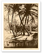 Kauai Coconuts - Vintage Menu Cover for Kauai Inn, Hawaii - Giclée Art Prints & Posters