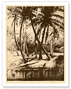 Kauai Coconuts - Vintage Menu Cover for Kauai Inn, Hawaii - Fine Art Prints & Posters