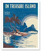 On Treasure Island - Words by Edgar Leslie - Music by Joe Burke - c.1935 - Fine Art Prints & Posters
