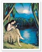 Hula Moon - Fine Art Prints & Posters