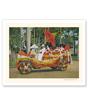 Floral Parade - Honolulu, Territory of Hawaii - c. 1910's - Giclée Art Prints & Posters