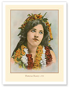 Hawaiian Beauty, Hawaii - Island Curio Co. of Honolulu - c. 1910 - Giclée Art Prints & Posters