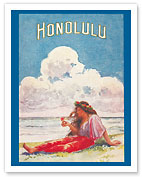 Honolulu, Hawaii - Moana and Royal Hawaiian Hotels Booklet - Fine Art Prints & Posters