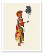 Hawaiian Chieftain (Ali'i) of the Old Days - Fine Art Prints & Posters