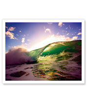 Hawaiian Wave at Sunrise - Giclée Art Prints & Posters