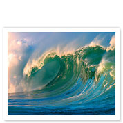 Morning Light Hawaii - Big Surf - Breaking Wave - Fine Art Prints & Posters